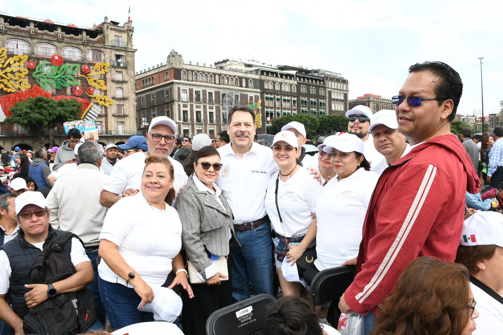 Asamblea informativa de la presidenta Claudia Sheinbaum Pardo en el Zócalo de la Ciudad de México 